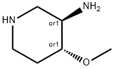 3-Piperidinamine,4-methoxy-,(3R,4R)-rel-(9CI) Structure