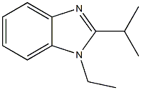 1H-Benzimidazole,1-ethyl-2-(1-methylethyl)-(9CI) 구조식 이미지