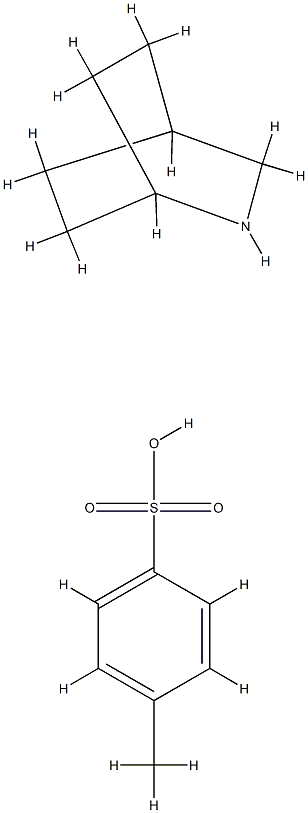 2-azabicyclo[2.2.2]octane 4-methylbenzenesulfonate 구조식 이미지