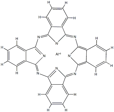 aluminum phthalocyanine Structure