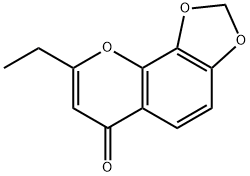 6H-1,3-Dioxolo[4,5-h][1]benzopyran-6-one,8-ethyl-(9CI) 구조식 이미지