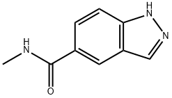 1H-Indazole-5-carboxamide,N-methyl-(9CI) Structure