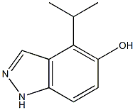 1H-Indazol-5-ol,4-(1-methylethyl)-(9CI) Structure