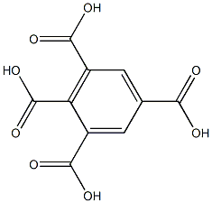 1,2,3,5-Benzenetetracarboxylic acid Structure