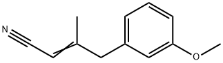2-Butenenitrile,4-(3-methoxyphenyl)-3-methyl-(9CI) Structure