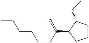 1-Heptanone,1-[(1R,2R)-2-ethylcyclopentyl]-,rel-(-)-(9CI) 구조식 이미지