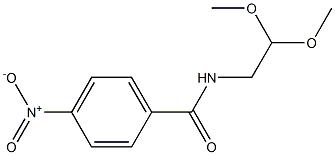 N-(2,2-Dimethoxyethyl)-4-nitrobenzamide Structure