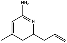 2-Pyridinamine,5,6-dihydro-4-methyl-6-(2-propenyl)-(9CI) 구조식 이미지