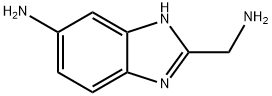 1H-Benzimidazole-2-methanamine,5-amino-(9CI) Structure