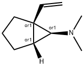 Bicyclo[3.1.0]hexan-6-amine, 1-ethenyl-N,N-dimethyl-, (1R,5R,6S)-rel- (9CI) 구조식 이미지