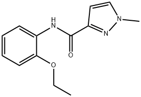 1H-Pyrazole-3-carboxamide,N-(2-ethoxyphenyl)-1-methyl-(9CI) Structure