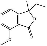 1(3H)-Isobenzofuranone,3-ethyl-7-methoxy-3-methyl-(9CI) Structure