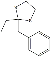 1,3-Dithiolane,2-ethyl-2-(phenylmethyl)-(9CI) Structure