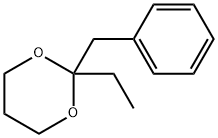 1,3-Dioxane,2-ethyl-2-(phenylmethyl)-(9CI) Structure