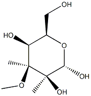 알파-D-탈로피라노스,2,3-디-C-메틸-3-O-메틸-(9CI) 구조식 이미지