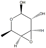 베타-D-갈락토피라노스,3,4-안히드로-6-데옥시-(9CI) 구조식 이미지