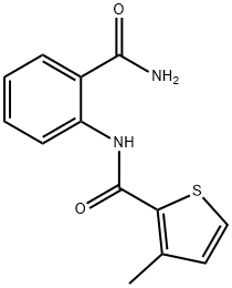 2-티오펜카르복스아미드,N-[2-(아미노카르보닐)페닐]-3-메틸-(9CI) 구조식 이미지