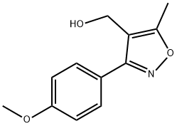 4-Isoxazolemethanol,3-(4-methoxyphenyl)-5-methyl-(9CI) Structure