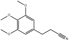 3-(3,4,5-triMethoxyphenyl)propanenitrile Structure