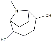 (1β,6β)-9-Methyl-9-azabicyclo[4.2.1]nonane-2α,5α-diol Structure