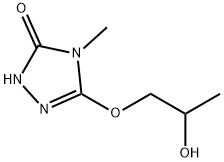 3H-1,2,4-Triazol-3-one,2,4-dihydro-5-(2-hydroxypropoxy)-4-methyl-(9CI) Structure