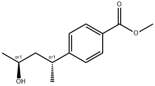 벤조산,4-[(1R,3S)-3-히드록시-1-메틸부틸]-,메틸에스테르,rel-(9CI) 구조식 이미지