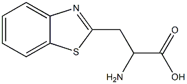 2-Benzothiazolepropanoicacid,alpha-amino-(9CI) Structure