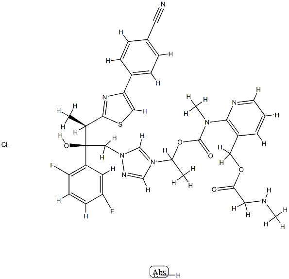 isavuconazonium chloride 구조식 이미지