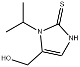 2H-Imidazole-2-thione,1,3-dihydro-5-(hydroxymethyl)-1-(1-methylethyl)-(9CI) Structure