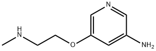 3-Pyridinamine,5-[2-(methylamino)ethoxy]-(9CI) Structure