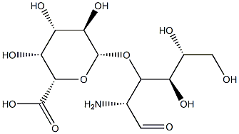 3-O-β-D-Glucopyranuronosyl-2-amino-2-deoxy-D-glucose Structure