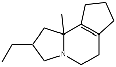1H-Cyclopent[g]indolizine,2-ethyl-2,3,5,6,7,8,9,9b-octahydro-9b-methyl-(9CI) Structure