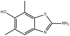 6-Benzothiazolol,2-amino-5,7-dimethyl-(9CI) Structure