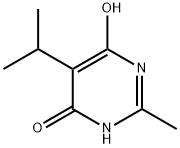 4(1H)-Pyrimidinone,6-hydroxy-2-methyl-5-(1-methylethyl)-(9CI) Structure