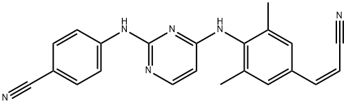 Rilpivirine Z-Isomer HCl Structure