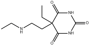 2,4,6(1H,3H,5H)-Pyrimidinetrione,5-ethyl-5-[2-(ethylamino)ethyl]-(9CI) 구조식 이미지