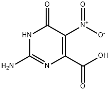 4-Pyrimidinecarboxylicacid,2-amino-1,6-dihydro-5-nitro-6-oxo-(9CI) 구조식 이미지