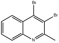 3,4-Dibromo-2-methylquinoline 구조식 이미지