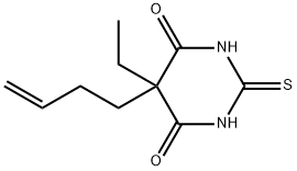 4,6(1H,5H)-Pyrimidinedione,5-(3-butenyl)-5-ethyldihydro-2-thioxo-(9CI) 구조식 이미지