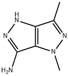 Pyrazolo[4,3-c]pyrazol-3-amine,  1,4-dihydro-4,6-dimethyl- Structure