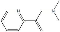 2-Pyridineethanamine,N,N-dimethyl-beta-methylene-(9CI) Structure