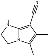 1H-Pyrrolo[1,2-a]imidazole-7-carbonitrile,2,3-dihydro-5,6-dimethyl-(9CI) Structure