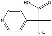 4-Pyridineaceticacid,alpha-amino-alpha-methyl-(9CI) Structure