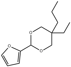 1,3-Dioxane,5-ethyl-2-(2-furanyl)-5-propyl-(9CI) Structure