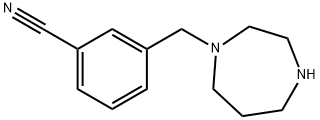 3-(1,4-diazepan-1-ylmethyl)benzonitrile Structure