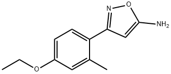 5-Isoxazolamine,3-(4-ethoxy-2-methylphenyl)-(9CI) 구조식 이미지