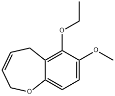 1-Benzoxepin,6-ethoxy-2,5-dihydro-7-methoxy-(9CI) Structure