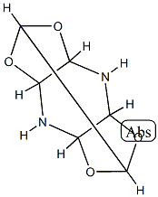 5,2,6-(Epoxymethenoxy)-1,3-dioxolo[4,5-b]pyrazine,hexahydro-(9CI) Structure