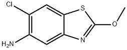 5-벤조티아졸아민,6-클로로-2-메톡시-(9CI) 구조식 이미지