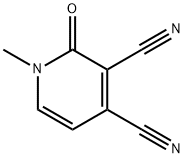 3,4-Pyridinedicarbonitrile,1,2-dihydro-1-methyl-2-oxo-(9CI) 구조식 이미지